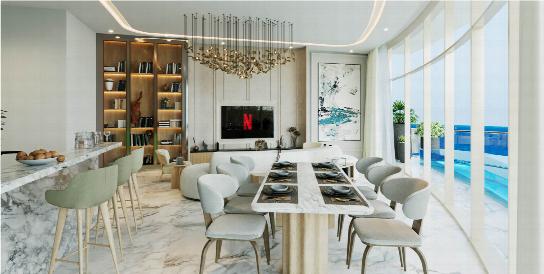 Aqua Arc - Al Marjan Island - M R One properties 